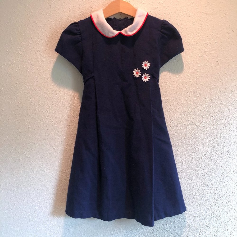 Vintage 70s Girl's Dress Fischel by Johnston